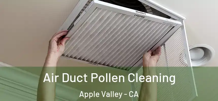 Air Duct Pollen Cleaning Apple Valley - CA