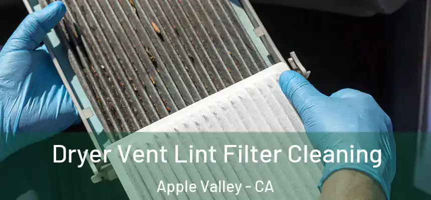 Dryer Vent Lint Filter Cleaning Apple Valley - CA