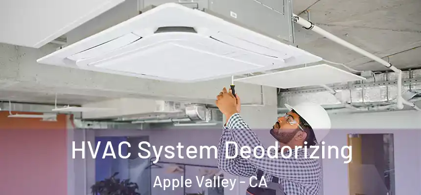 HVAC System Deodorizing Apple Valley - CA